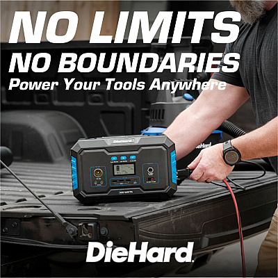 DieHard 500-Watt Lithium-ion Portable Power Station/Solar Generator (ESMDH2000201)