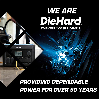 DieHard 2400-Watt Lithium-ion Portable Power Station/Solar Generator (ESMDH2000401)