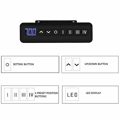 Lorell Sit-to-Stand Two-Tier Base (LLR25970)