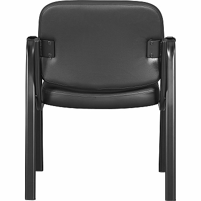 Lorell Deluxe Leather 4-Leg Guest Chair (LLR84594)