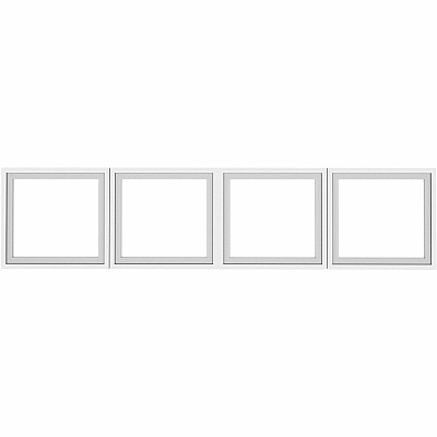 Lorell Wall-Mount Hutch Frosted Glass Door (LLR59713)