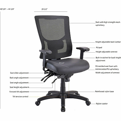 Lorell Conjure High-Back Office Chair (LLR62040)