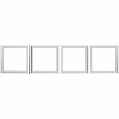 Lorell Wall-Mount Hutch Frosted Glass Door (LLR59712)