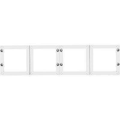 Lorell Wall-Mount Hutch Frosted Glass Door (LLR59712)