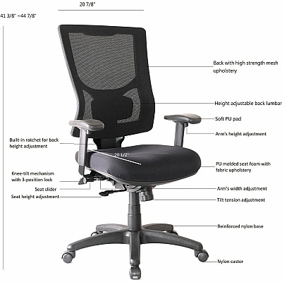 Lorell Conjure High-Back Office Chair (LLR62015)