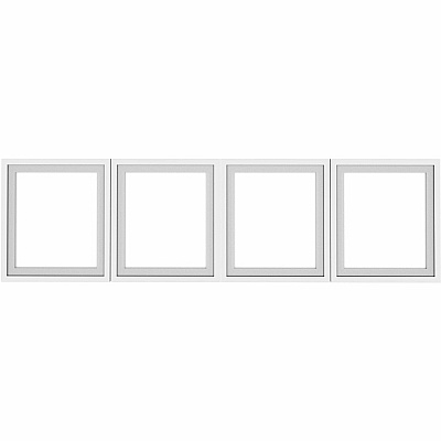 Lorell Wall-Mount Hutch Frosted Glass Door (LLR59711)