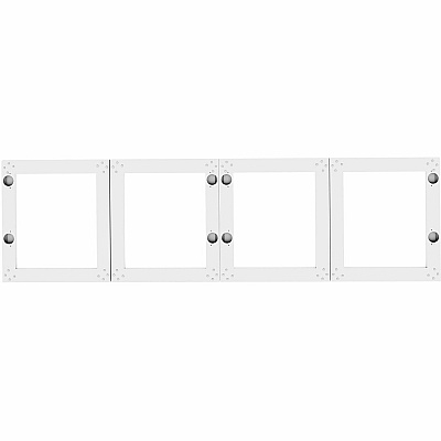 Lorell Wall-Mount Hutch Frosted Glass Door (LLR59711)