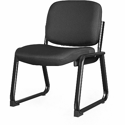 Lorell Black Fabric Guest Chair (LLR84596)