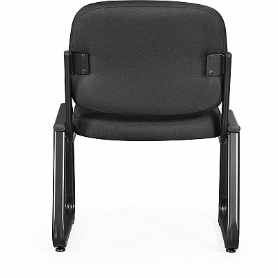 Lorell Black Fabric Guest Chair (LLR84596)