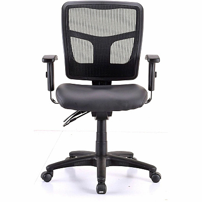 Lorell Executive Antimicrobial Mid-back Chair (LLR86241)