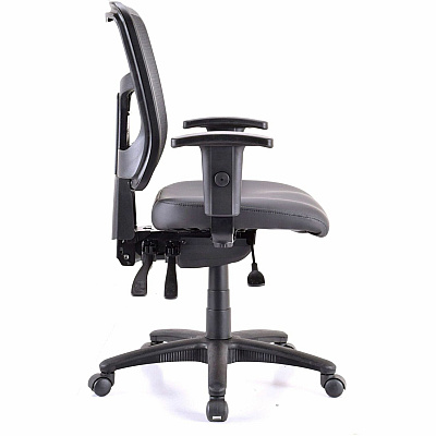 Lorell Executive Antimicrobial Mid-back Chair (LLR86241)