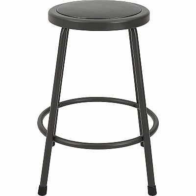 Lorell Metal Shop Stool (LLR83081)