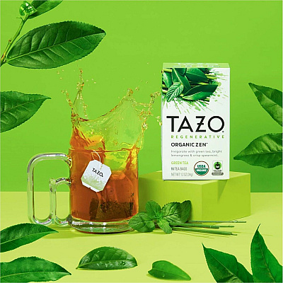 Tazo Regenerative Organic Zen Green Tea Bag (TZO00309)