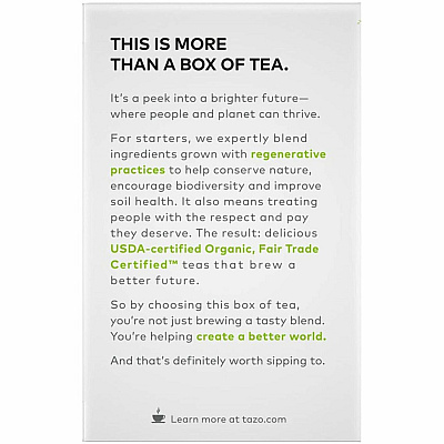 Tazo Regenerative Organic Zen Green Tea Bag (TZO00309)