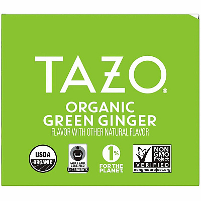 Tazo Regenerative Organic Green Ginger Green Tea Bag (TZO00356)