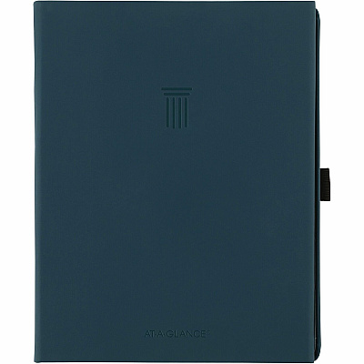 AT-A-GLANCE Foundation Undated Weekly/Monthly Planner 8-1/2" x 6-3/4" Blue (AAGFD20020)
