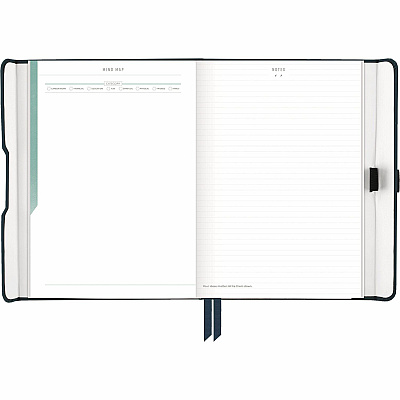 AT-A-GLANCE Foundation Undated Weekly/Monthly Planner 8-1/2" x 6-3/4" Blue (AAGFD20020)