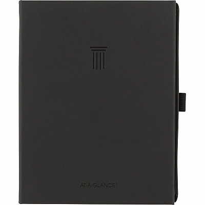 AT-A-GLANCE Foundation Undated Weekly/Monthly Planner 8-1/2" x 6-3/4" Black (AAGFD20005)