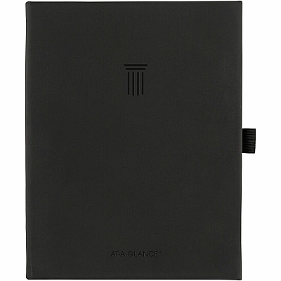 AT-A-GLANCE Foundation Undated Weekly/Monthly Planner 8-1/2" x 6-3/4" Black (AAGFD20005)