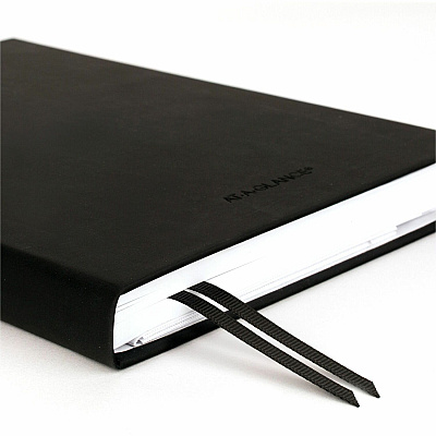 AT-A-GLANCE Foundation Undated Weekly/Monthly Planner 8-1/2" x 6-3/4" Black (AAGFD20005)
