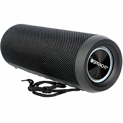 Spracht Blunote Turbo Portable Bluetooth Speaker System - 20 W RMS - Matte Black (SPTWS5010)
