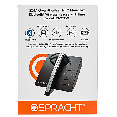 Spracht ZUM Over-the-Ear Bluetooth Headset & Base (SPTHSOTEQ)
