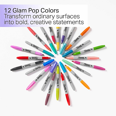 Sanford Glam Pop Permanent Markers (SAN2185331)