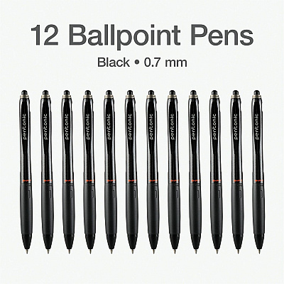 Pen-Tab Pen-Tab Retractable Ballpoint Pens (PNTPEN12120)