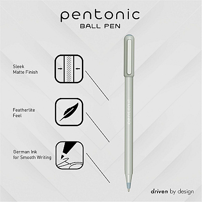 Pen-Tab Pen-Tab Frosted Barrel Ballpoint Pens (PNTPEN13086)