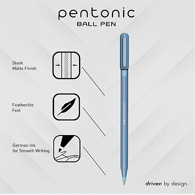 Pen-Tab Pen-Tab Frosted Barrel Ballpoint Pens (PNTPEN13085)