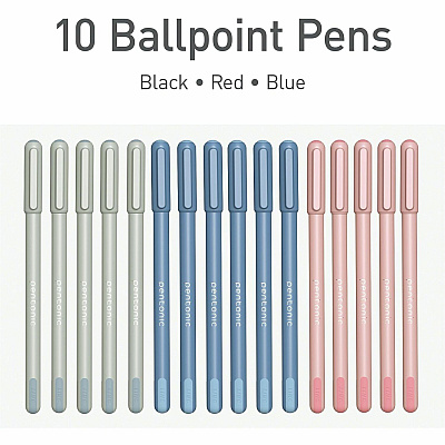 Pen-Tab Pen-Tab Frosted Barrel Ballpoint Pens (PNTPEN13088)