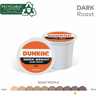 Dunkin Donuts Dunkin Donuts K-Cup Midnight Coffee (GMT0316)