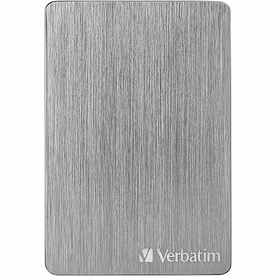 Verbatim 1TB Store 'n' Go ALU Slim Portable Hard Drive - Space Grey (53662)