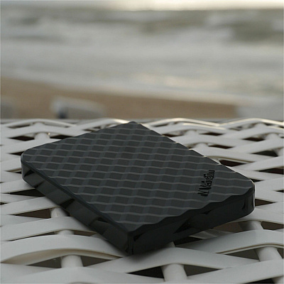 Verbatim 4TB Store 'n' Go Portable Hard Drive, USB 3.0 - Diamond Black (VER53223)