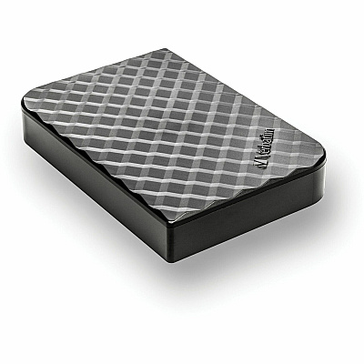 Verbatim 4TB Store 'n' Go Portable Hard Drive, USB 3.0 - Diamond Black (VER53223)