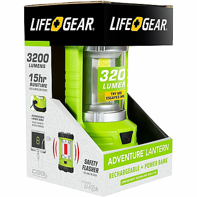 Life+Gear Adventure Lantern & Power Bank (413992)