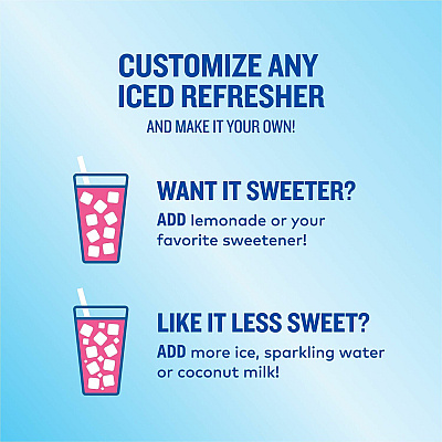 The Original Donut Shop ICED Refreshers K-Cup Pods, Strawberry, 20/Box (GMT0237)