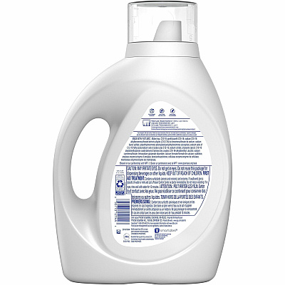 Tide Free and Gentle Liquid Laundry Detergent, 64 Loads, 84 oz Bottle, 4/Carton (PGC12144)