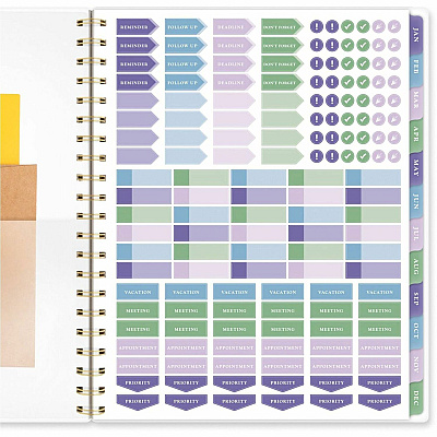 AT-A-GLANCE Badge Floral Weekly/Monthly Planner (AAG1722F905)