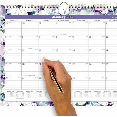 AT-A-GLANCE Badge Monthly Wall Calendar (AAG1722F707)