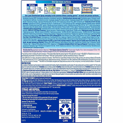 LYSOL Disinfectant Spray (RAC80833)