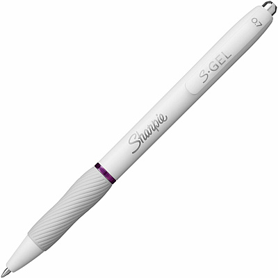 Sharpie S-Gel, White Fashion Barrel, Medium Point (0.7mm) (SAN2206098)