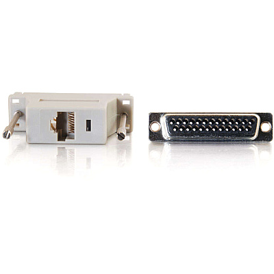C2G Rj45 / Db25m Mod Adptr Grey (02934)
