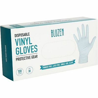 Remcoda Powder-Free Vinyl Gloves (RMLVIN101M)