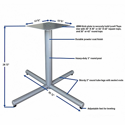 Lorell Hospitality/Conference X-Base (LLR61640)
