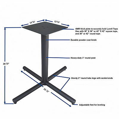 Lorell Hospitality/Conference X-Base (LLR61641)