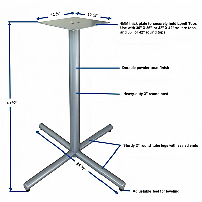 Lorell Hospitality/Conference X-Base (LLR61642)