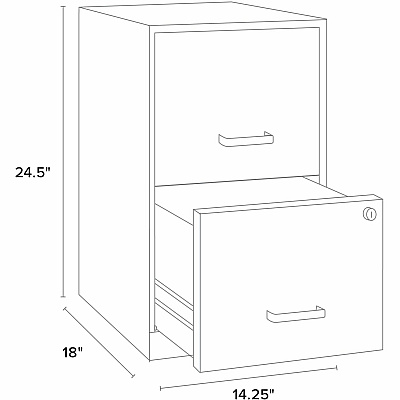NuSparc Mobile File Cabinet (NPRVF218AASN)