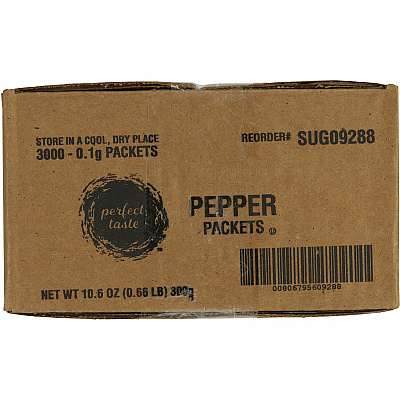 Sugar Foods Pepper Packets (SUG09288)