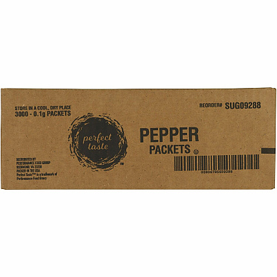 Sugar Foods Pepper Packets (SUG09288)
